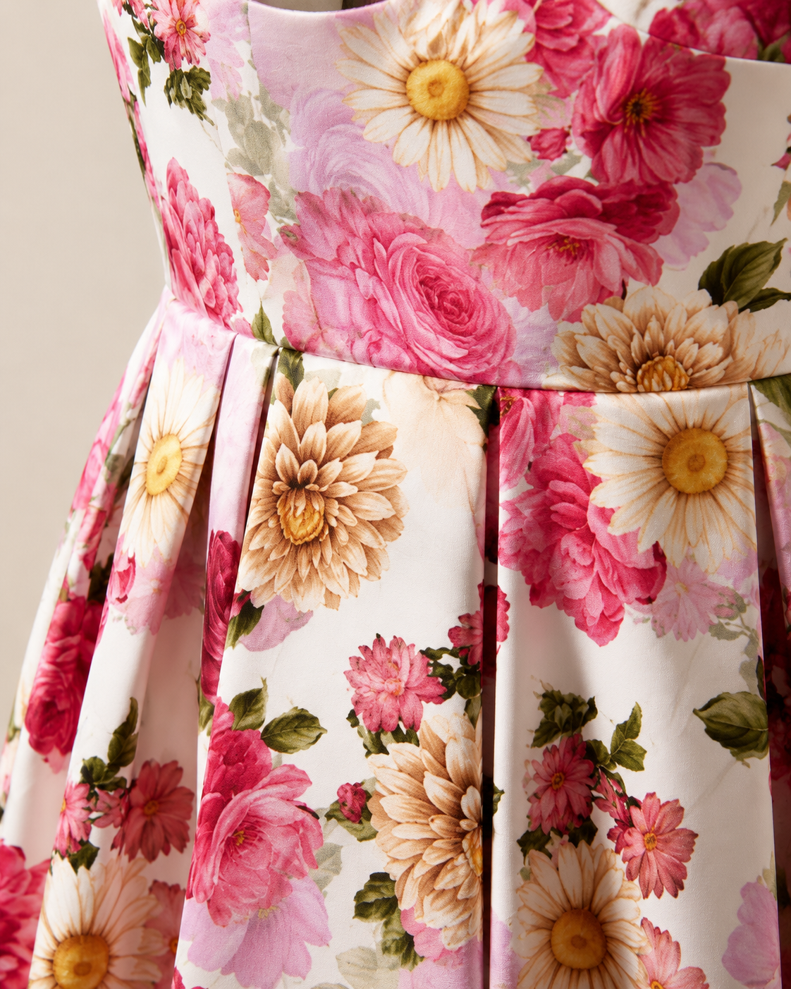SHELLA — Robe d'été fleurie à épaules nouées et ourlet en dentelle / Floral Tie-Shoulder Sundress with Lace Hem / فستان صيفي مزهّر بكتفين مربوطين وحاشية دانتيل