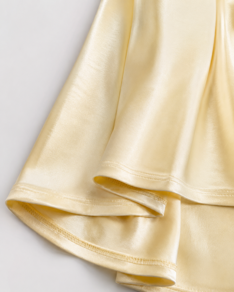 Women's Satin Lace Back Mini Slip Dress - Cowl Neck Spaghetti Strap Night Dress