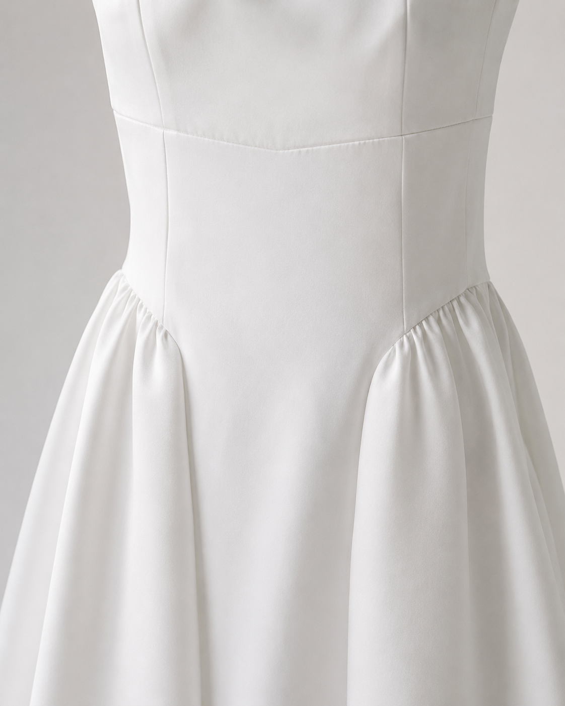 SHELLA — Robe midi sans manches col carré à bustier structuré / Elegant Square Neck Sleeveless Midi Dress / فستان ميدي بدون أكمام بياقة مربعة وصدرية منسّقة