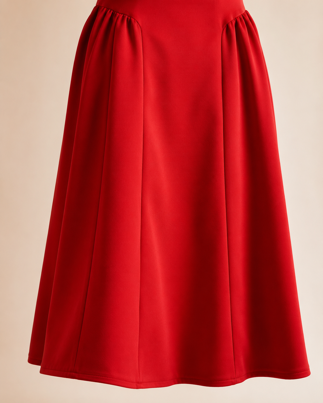 SHELLA — Robe midi sans manches col carré à bustier structuré / Elegant Square Neck Sleeveless Midi Dress / فستان ميدي بدون أكمام بياقة مربعة وصدرية منسّقة